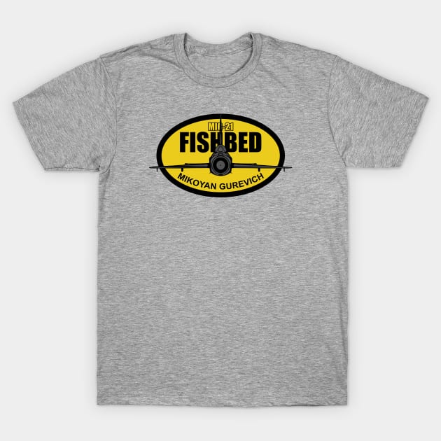 Mig-21 Fishbed T-Shirt by TCP